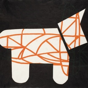 Animal desconocido III, Monotipo sobre papel 45 x 48 cm