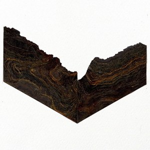 Serie STRATES , S/T IV, 2022, collage de papel, 22 x 30 cm