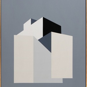 2024-¿Dónde está el pueblo? XI, Acrílico sobre tela 100 x 120 cm.