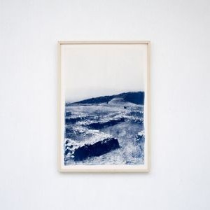 Registro del sitio I, Cianotipia sobre papel, 35 x 50 cm