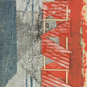 Serie Linderos Híbridos II, Collage, Ensamble de madera, 20 x 21 cm, 2025, $20,000 MXN